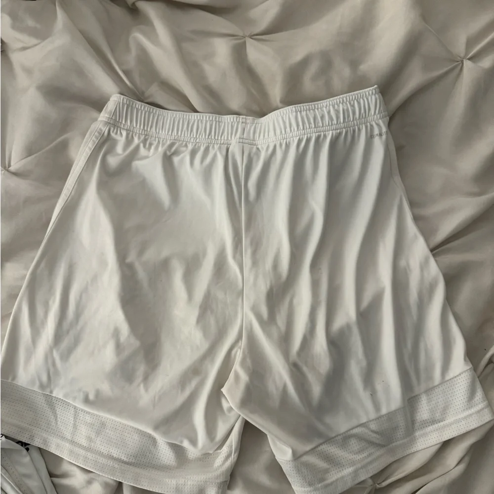 Adidas Classic White Sports Shorts - Picture 3 of 3
